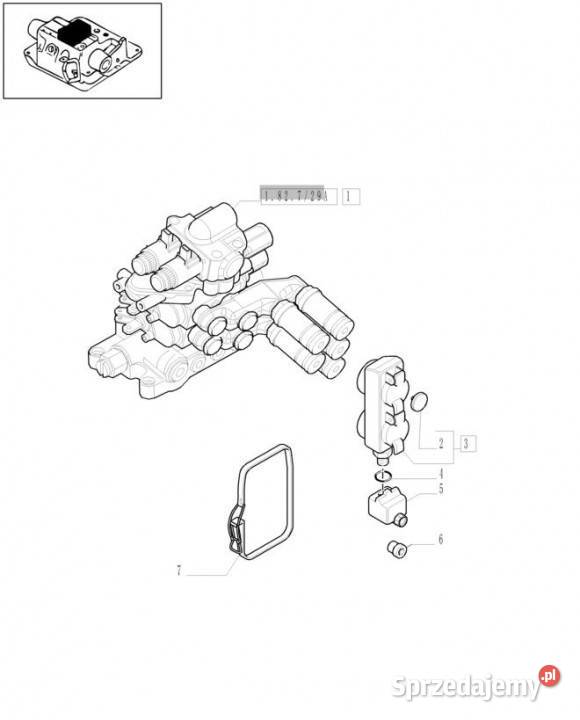 Holland T6010 T6070 Zawór hydrauliczny 87566448 Jastrzębniki