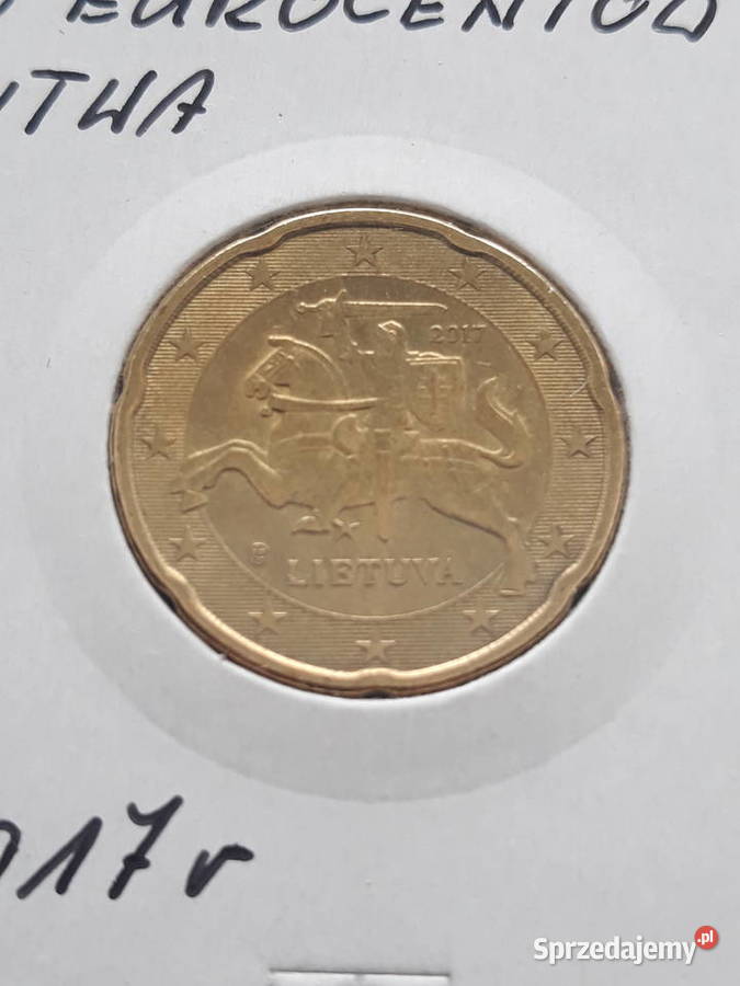 20 Eurocentów Litwa 2017 r Konin