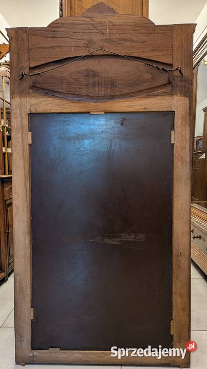 Piękne dębowe lustro secesyjnesklep Dąbrowa Dąbrowa Górnicza