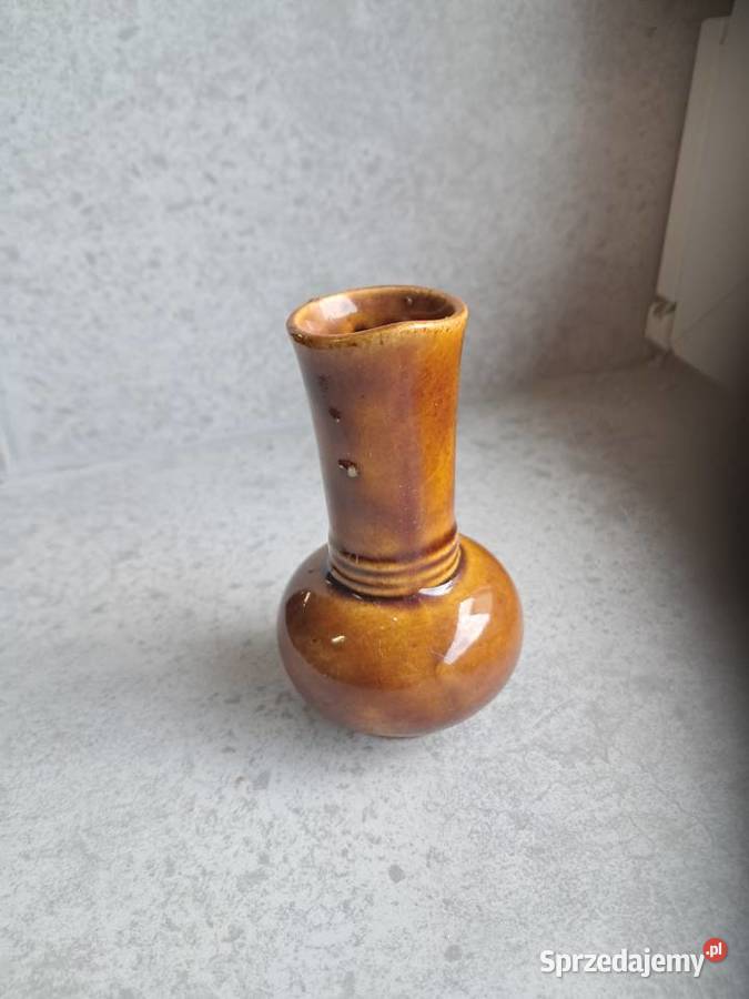 mini wazonik z prlu stan wys 85 Porcelana i szkło Sandomierz