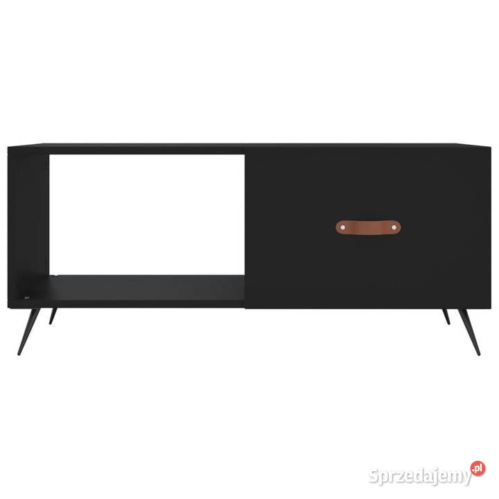 Stolik kawowy czarny 90x50x40 materiał Warszawa sprzedam