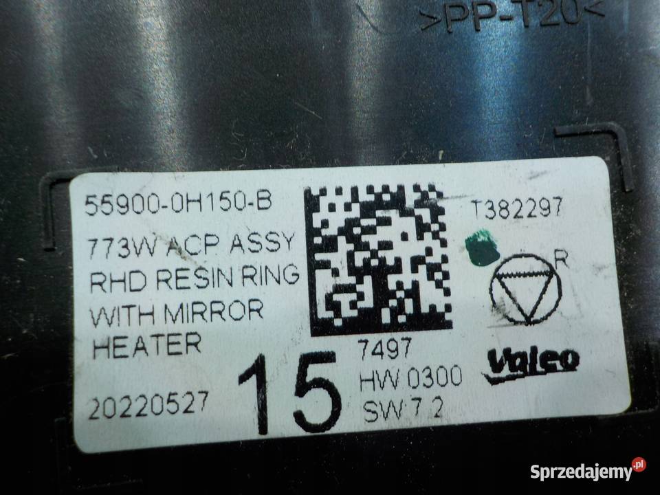 TOYOTA AYGO X 10 VVTI 22r 5D panel klimatyzacji Panele sterowania, przełączniki