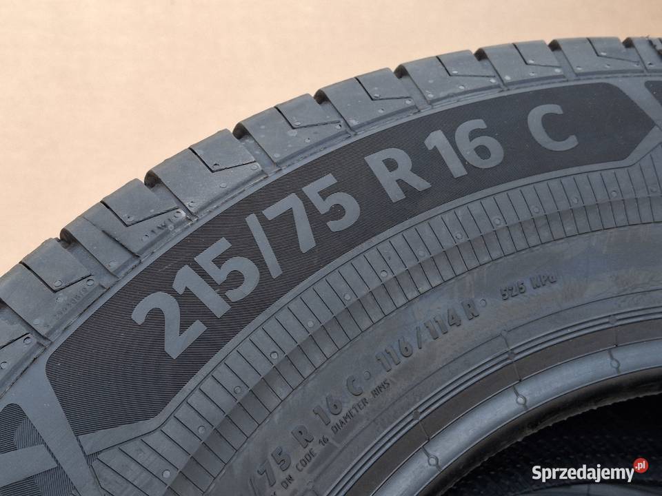 OPONY LETNIE CONTINENTAL 21575R16C VANCONTACT 16cale Samochodowe sprzedam