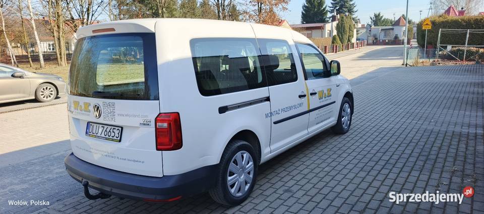 Volkswagen Caddy 2016 Long 5 osobowy dolnośląskie Wołów