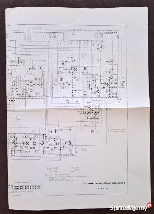 Schemat Magnetofonu MK122125125 FM235M1417 SMDS Wrocław