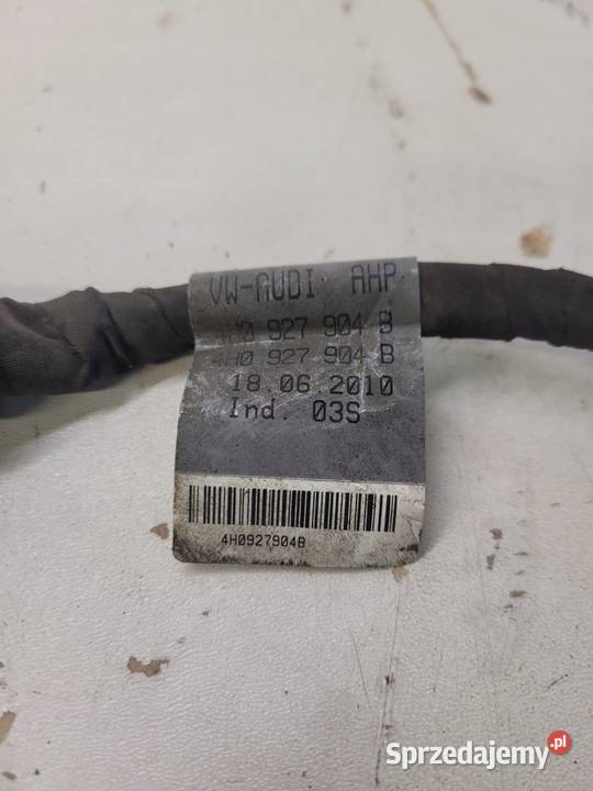 WIĄZKA KABEL ZACISKU PRZÓD AUDI A8 D4 4H0927904B Układ ABS i ESP