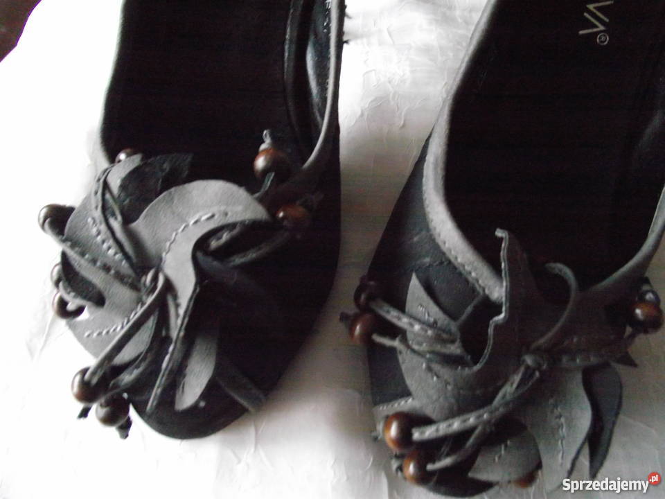 SZPILKI ZE SKÓRY ZAMSZOWEJ r 37 Moda i Styl wielkopolskie Piła