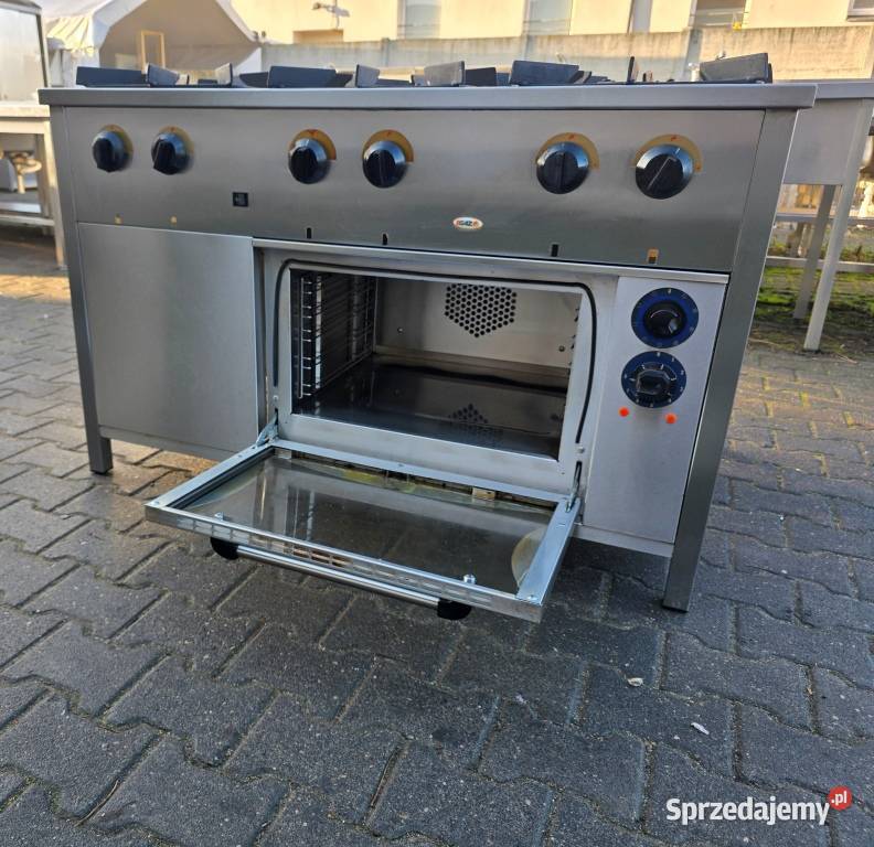 Kuchnia Gazowa 6 Pal Piekarnik Elekt EGAZ M1281 Nowe Skalmierzyce sprzedam