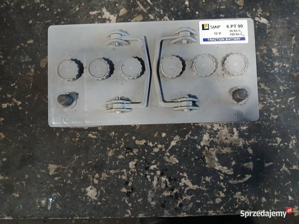 Akumulator Trakcyjny SIAP 6PT90 Płyta Pancerna Akumulatory