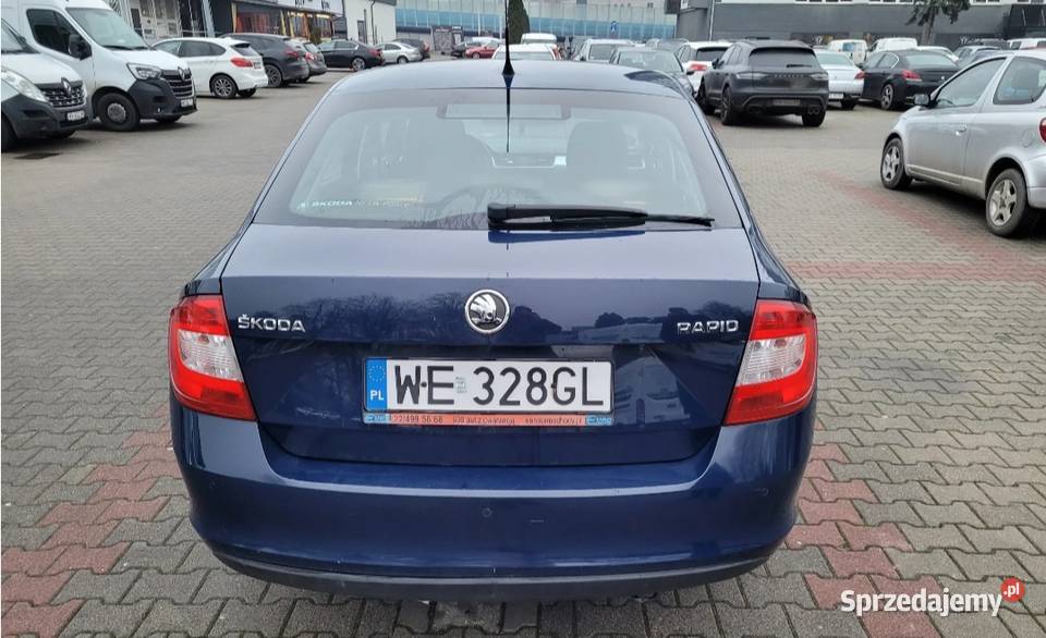 SKODA RAPID Liftback 12 TSI benzyna mazowieckie Warszawa