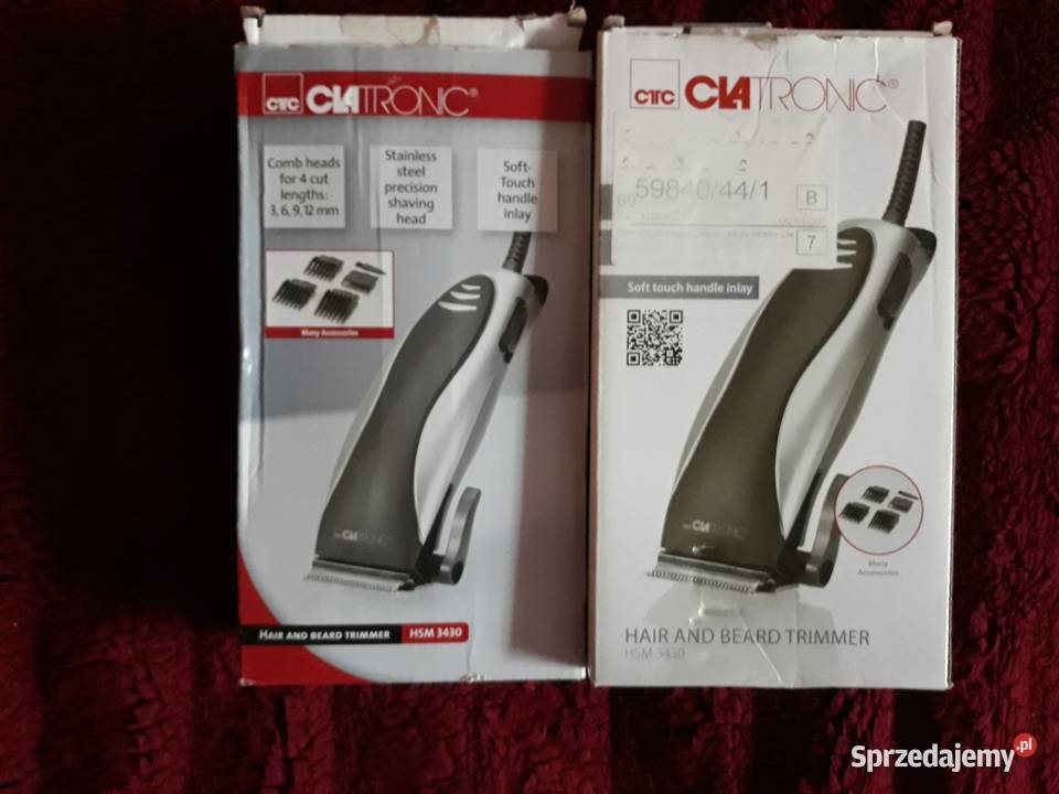 2 maszynki do strzyżenia włosów CLATRONIC