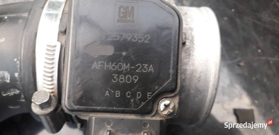 Przepływomierz GM rura Opel Vectra C 22 16v 147 osobowe Żabno sprzedam
