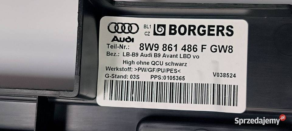 ZESTAW NAPRAWCZY KOŁA AUDI A4 B9 QUATTRO Części samochodowe kujawsko-pomorskie Lipno