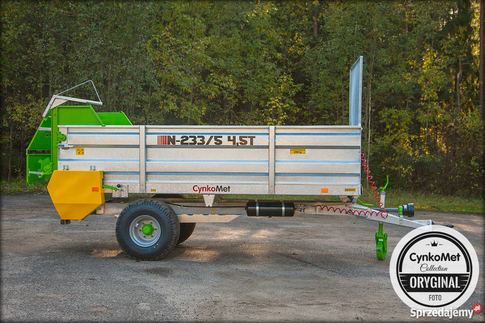 Rozrzutnik obornika N2336 45 t CynkoMet Bieńkowice