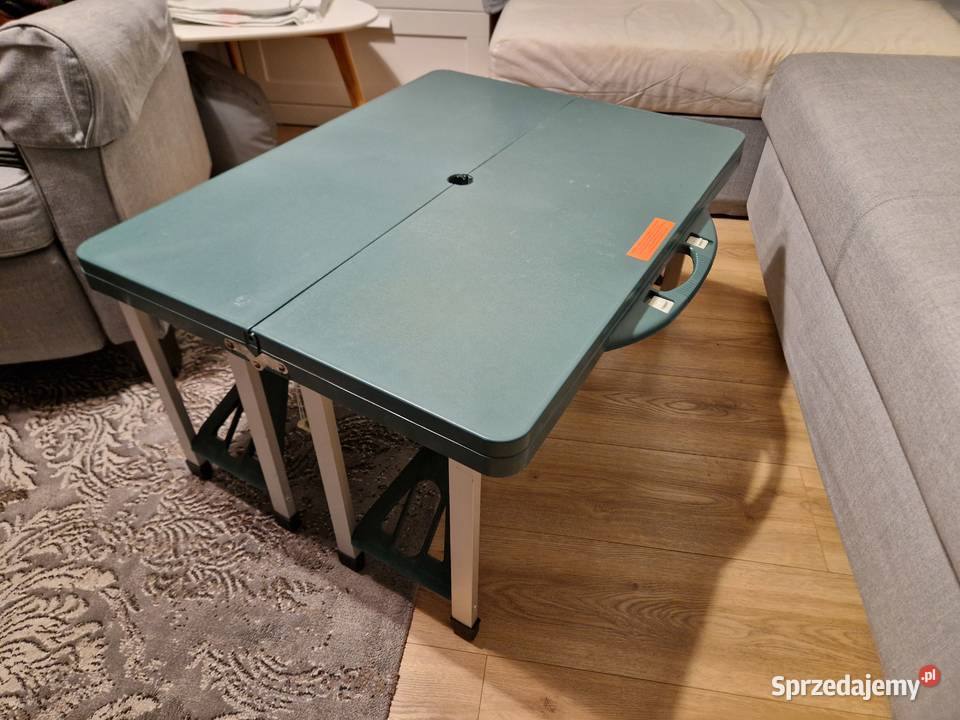 stolik turystyczny z krzesłami rozkładany