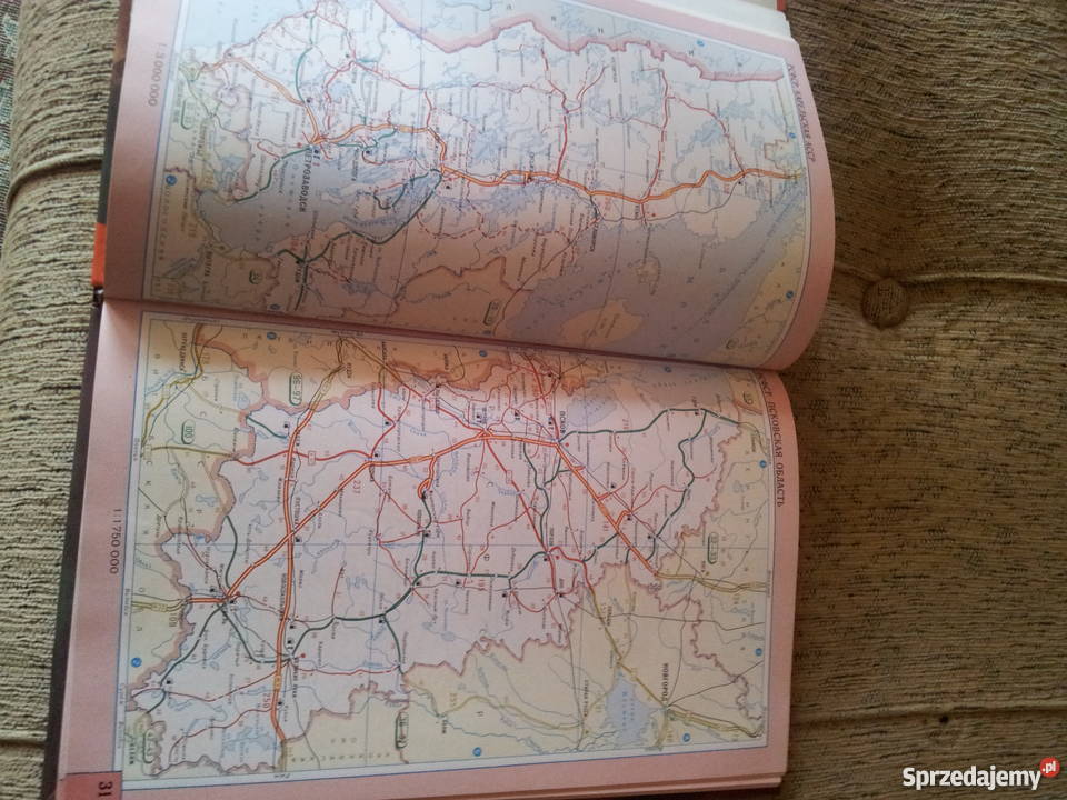 atlas samochodowy Mapy i przewodniki Łęczna