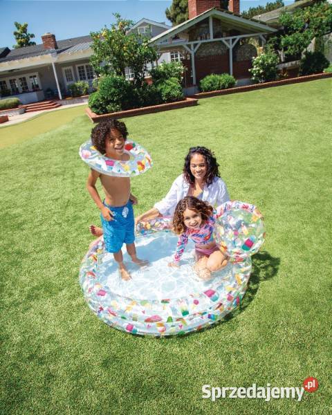 Zestaw basen dmuchany ogrodowy Lody piłka koło wielkopolskie Poznań