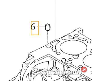 VOLVO kolek pin centrujacy glowice blok silnika Bielany Wrocławskie