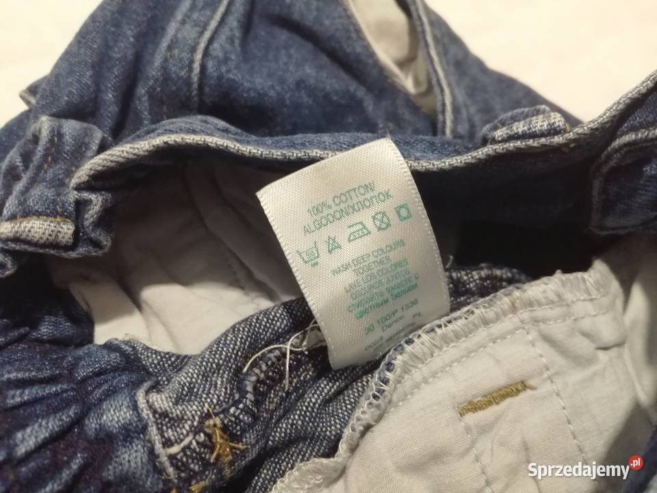 Krótkie spodenki dżinsowe 92 1824m 152 lata Czeladź