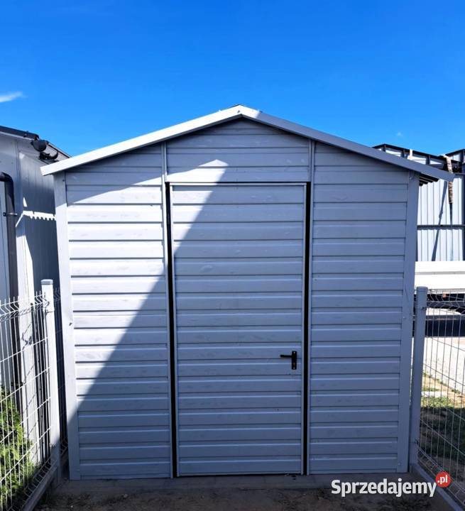 Biały Schowek Wiata Altana na Narzędzia Złoty Mońki