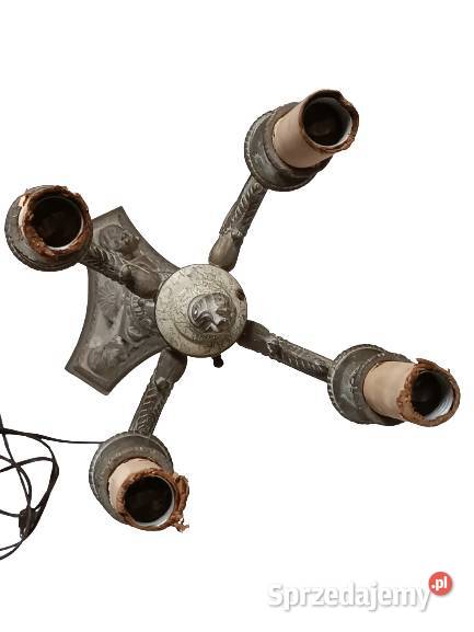 Duża stara secesyjna lampa 59 podkarpackie Rzeszów