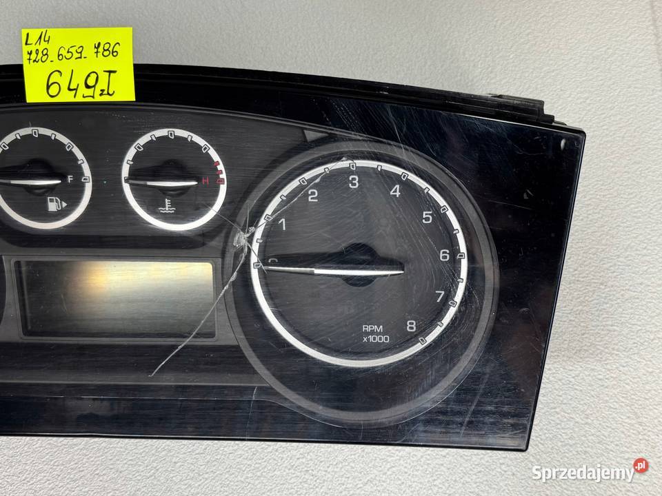 LICZNIK ZEGARY PRĘDKOŚCIOMIERZ LANCIA YPSILON