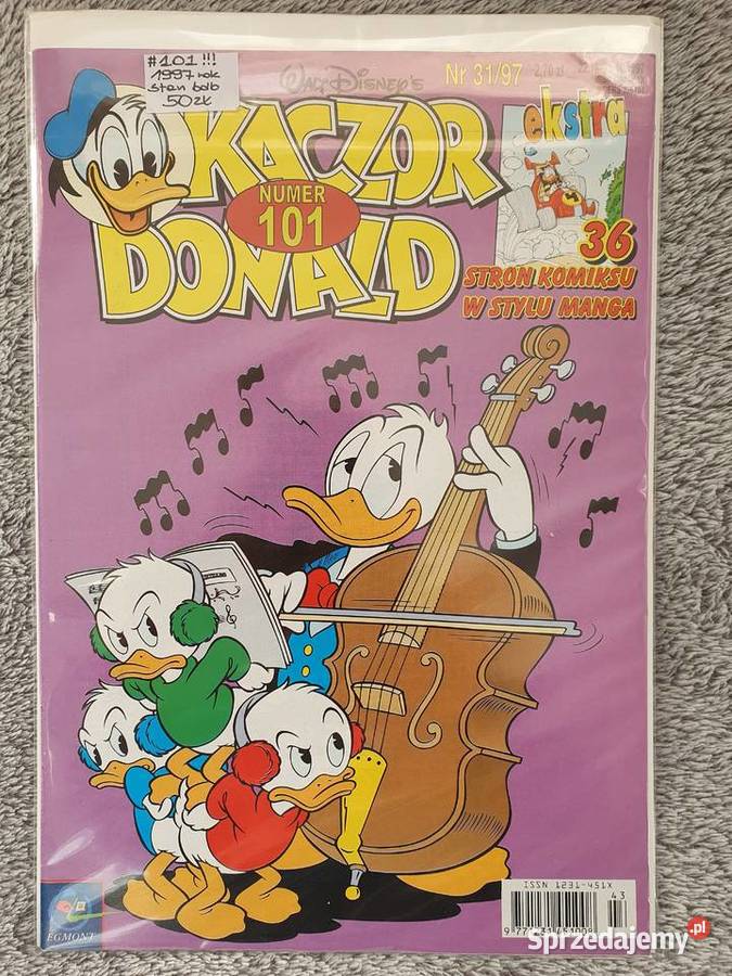 Kaczor Donald zestaw 3 komiksów 99 100 i 101 z Gdynia