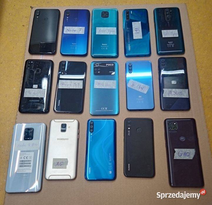 Smartfony używane różne modele Pozostałe śląskie Gliwice sprzedam