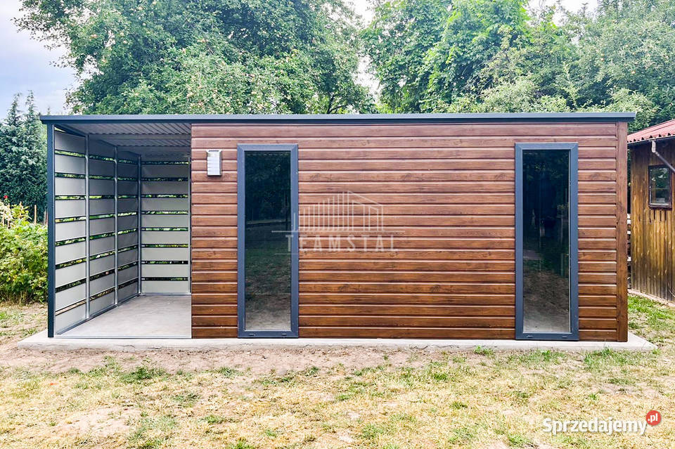 Schowek Domek Ogrodowy 45x25m Wiata 15m Drzwi 2x Nowy Sącz