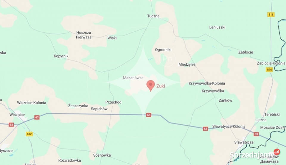 Dwie działki w Żukach rolna i pod zabudowę asfalt Żuki