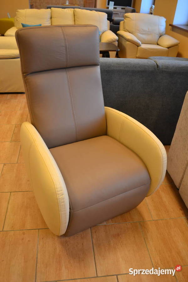Fotel w skórze naturalnej PROMOCJA opolskie Opole sprzedam