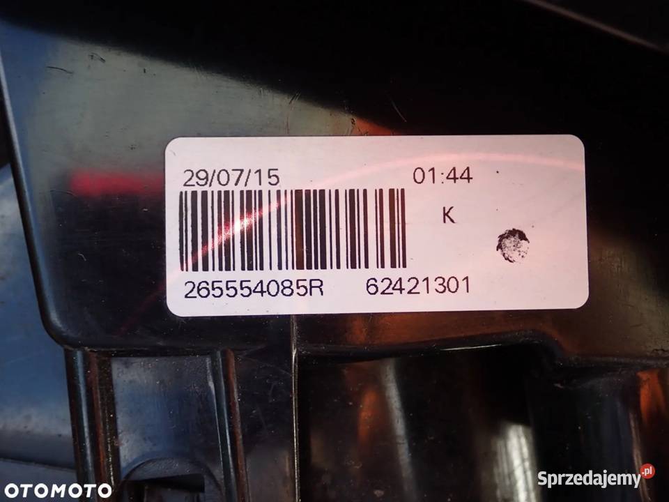 Lampy tylne Dacia Logan II Sedan 2012 2020 lewa osobowe Będzin