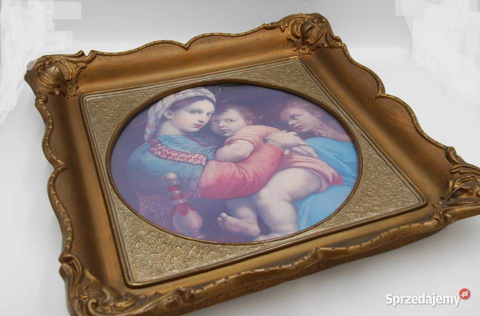 Obraz Madonna della seggiola w ramie Poznań
