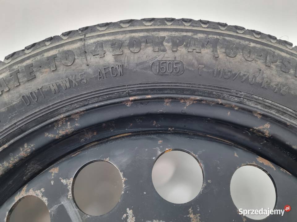 KOŁO DOJAZDOWE Opel Vectra C Astra H dojazdówka Samochodowe Chełm sprzedam