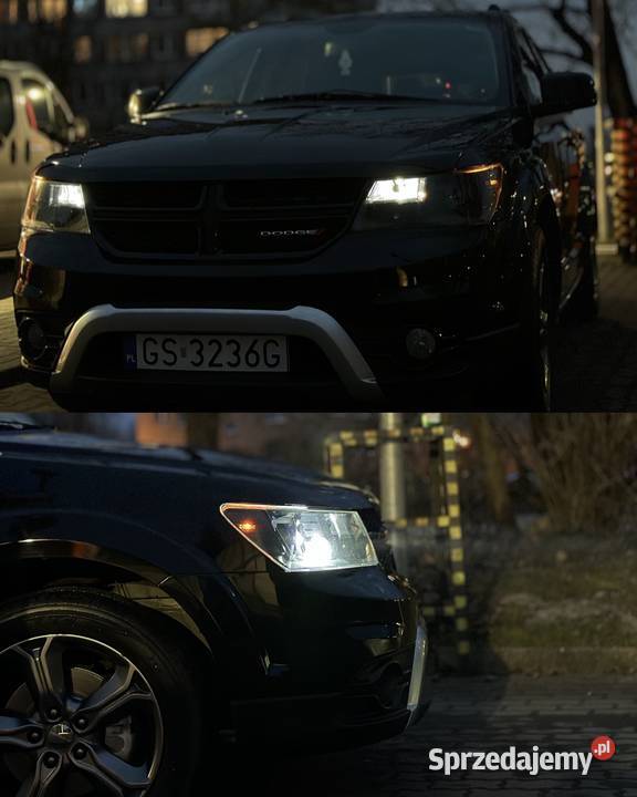 Czarny Dodge Journey 7os BiLed 4x4 Motoryzacja Słupsk