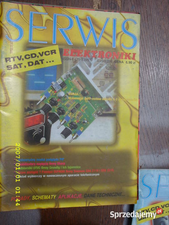 Rocznik miesiecznika SERWIS ELEKTRONIKI1998R dolnośląskie Wołów