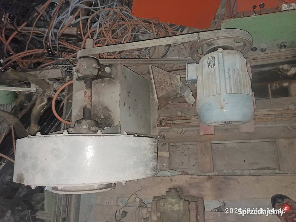 wentylator z silnikiem z przekładnia pasową