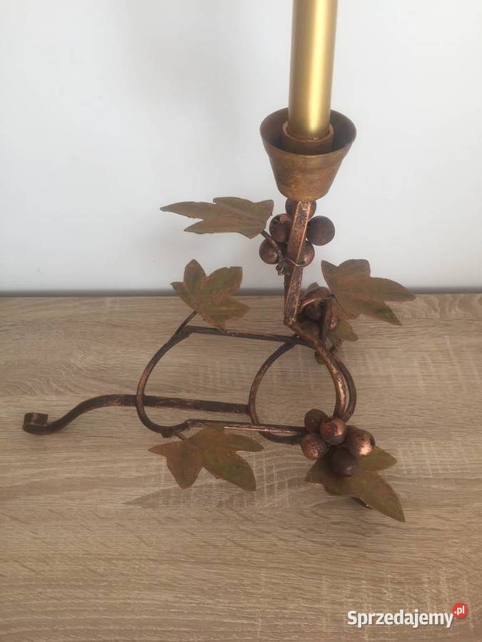 Dwie funkcje świecznik i podstawka pod butelką Wrocław sprzedam