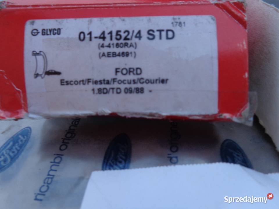 Panewki korbowodowe 0141524 STD ford 18 D fiesta Skwierzyna