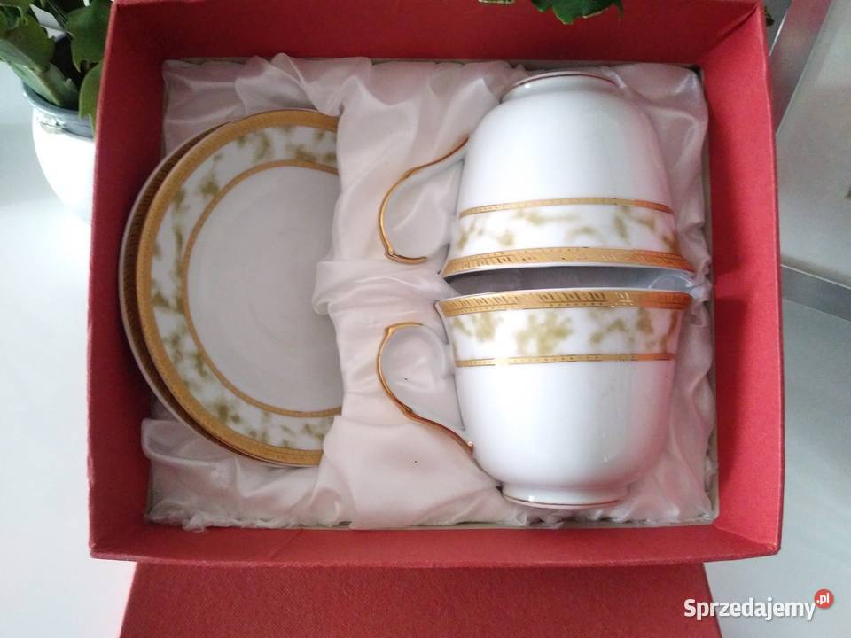Komplet filiżanek do herbaty biały świętokrzyskie Kielce