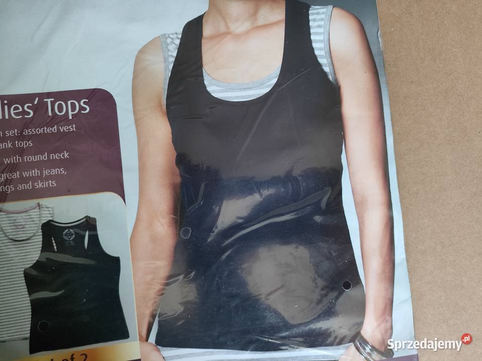 Dwa topy damskie rozmiar L Warszawa