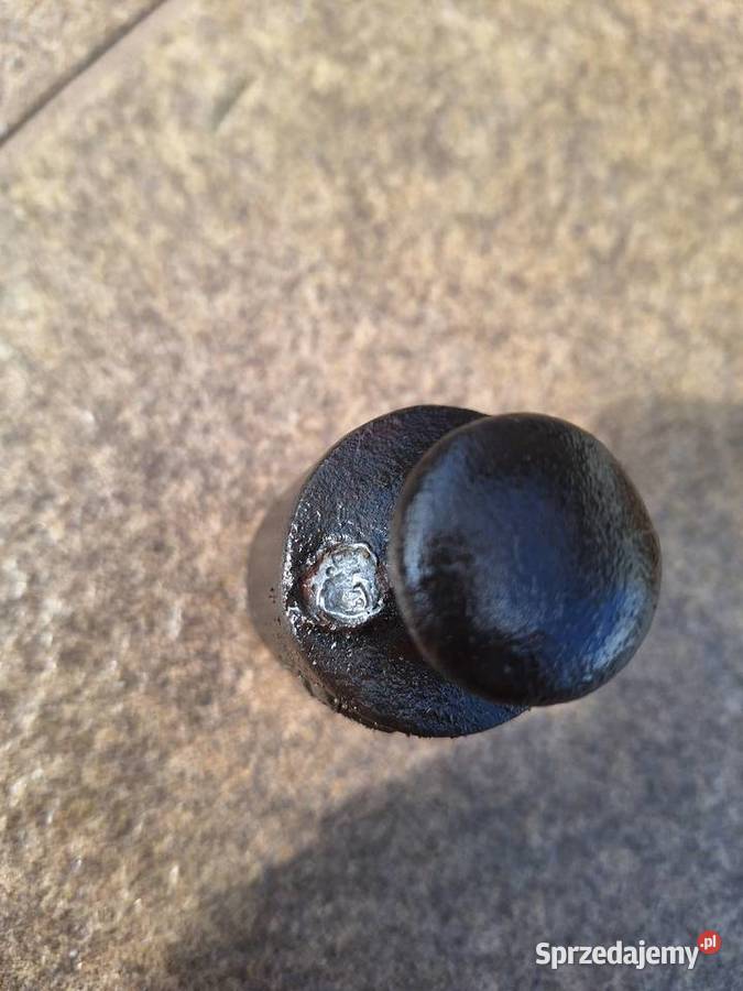 Stary odważnik do wagi ciężarek żeliwny 05 Gdańsk