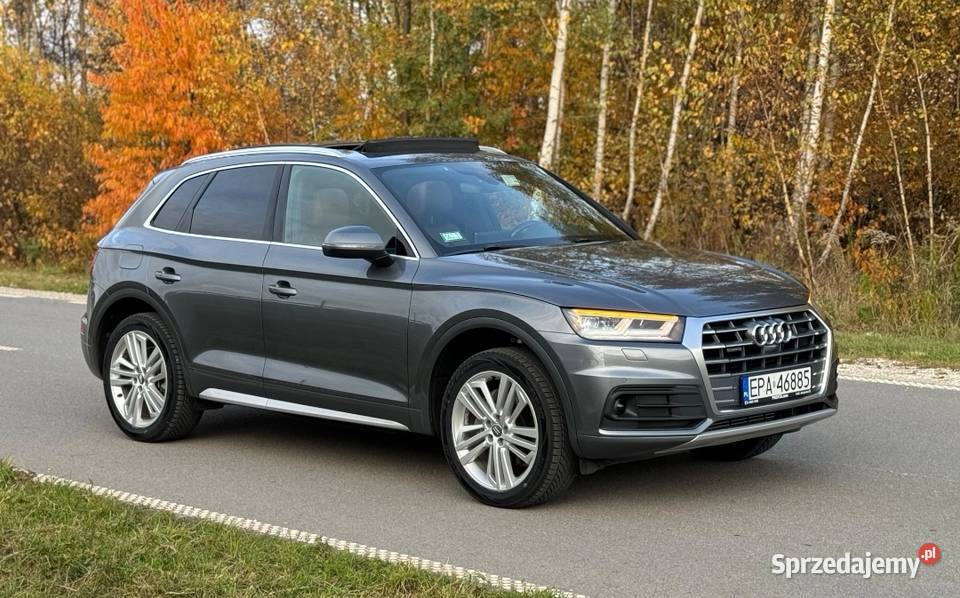Piękne Audi Q5 20 TFSI PRESTIGE PLUS PEŁNE immobilizer Łódź