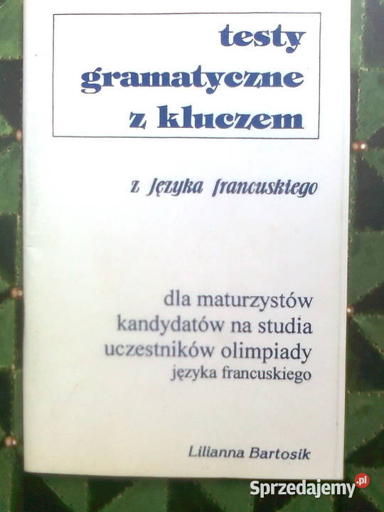 Testy gramatyczne Książki do nauki języka obcego Warszawa