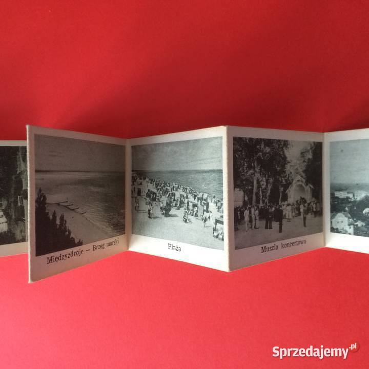 1490 Zestaw Widokówek Międzyzdroje Szczecin