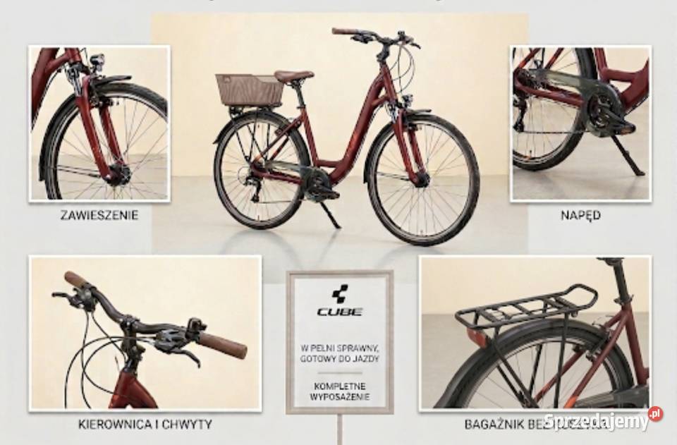 2letni rower damski Cube Touring Easy Entry 28 Warszawa sprzedam