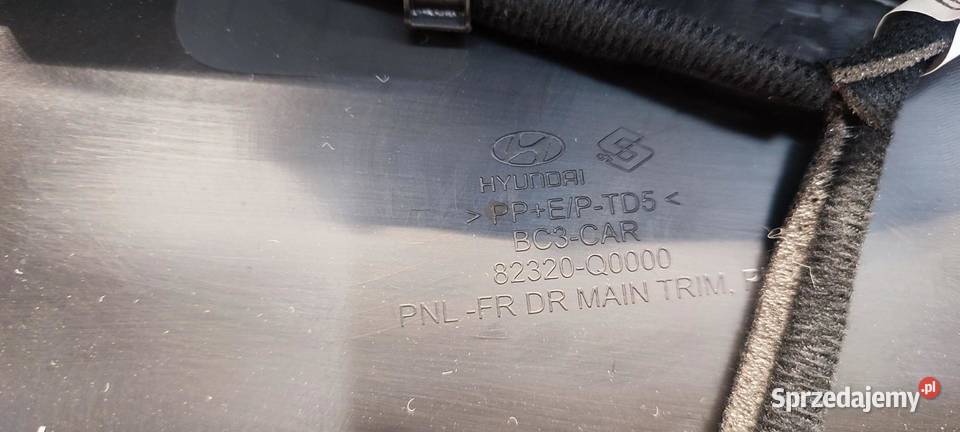 HYUNDAI BAYON BOCZEK DRZWI PRAWY PRZÓD osobowe