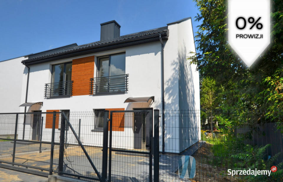 sprzedaży domu bliźniaka Łomianki 117m2 blacha