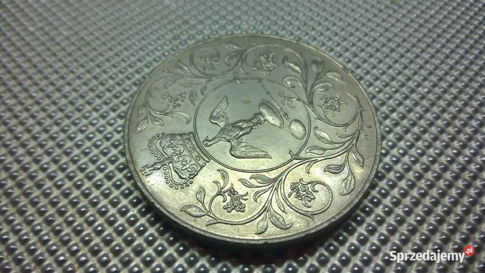 MONETA Wielka Brytania 25 pensów 1977 037