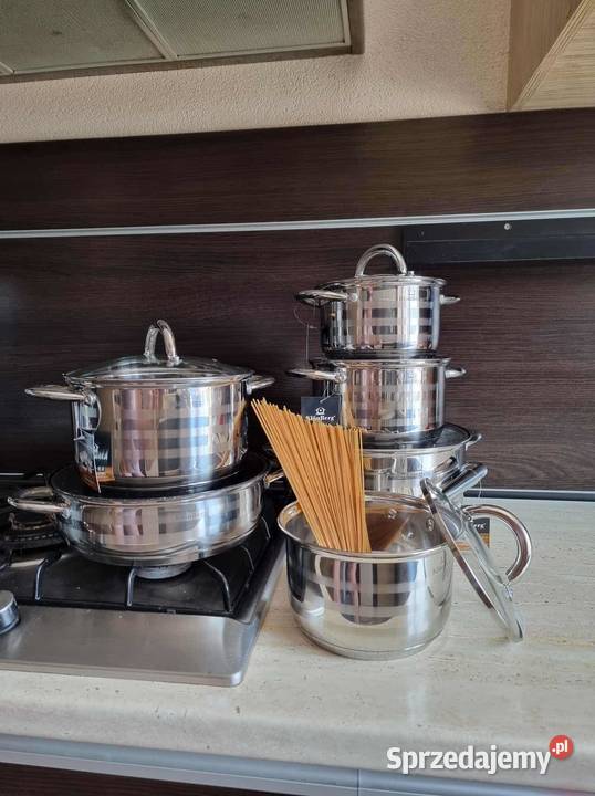 Komplet garnków ze stali nierdzewnej 179 Łapanów